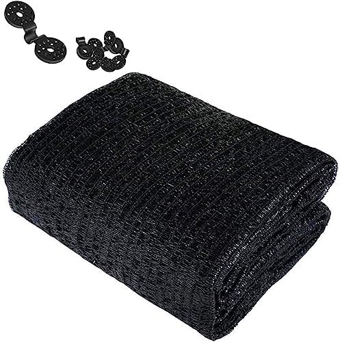 BeGrit 50% Shade Cloth 2M X 4M Sunscreen Fabric Shade Netting Sunblock Mesh Tarp UV Resistant Fabric Shade Cover Shade Panel Black for Greenhouse Garden Pergola