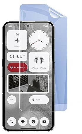 CUFEREDU 2 uds 3D Protector de Pantalla Flexible para Nothing Phone (2) 6.7 Película de Hidrogel Transparente de TPU A Prueba de Explosiones NO Vidrio Templado
