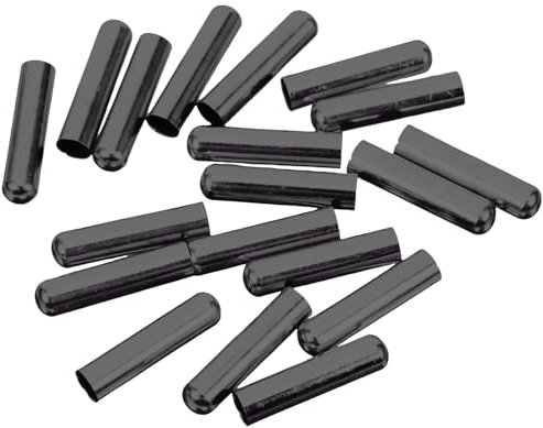 PACKOVE 50 Pcs Cabezas De Cordones De Metal Reemplazo De Punta De Cordón Puntas De Repuesto Para Cordones Accesorios Para Cordones Adecuado Para Zapatillas Y Sudaderas