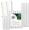 Vakuumbeutel Lebensmittel - 8 Rollen Vakuumierfolie 30(2)/20(4)/15(2) x 300cm, BPA-frei Vakuumierbeutel für alle Vakuumierer, Kochfest, Sous Vide, Mehrweg, Inkl. Vier Sticker Aufnahmezeit