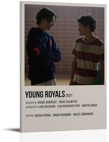 DEEBOW Young Royals Poster, dekoratives Gemälde, Leinwand-Wandposter und Kunstdruck, modernes Familienschlafzimmer-Dekor-Poster, 60 x 90 cm