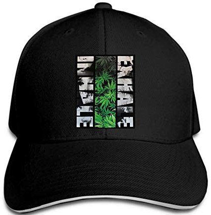 BEABAG Basecap Einatmen Ausatmen Topf Unkraut Kiffer Herren Kappe Baseballkappe Harajuku cool Sport Sonnenhut Polo Stil Geburtstagsgeschenk