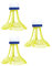 Ronyme 3X Winddicht Badminton Sport Training Badminton Federbälle Badminton Bälle für Alle Ebenen Spieler Übung Gymnasium Parks, Gelb