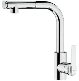 Teka - Grifo de cocina monomando con ducha extraíble de 2 funciones - Modelo IN 938 PLUS