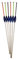 SRG Pole Floats SRG109 Pack of 4 x Pole Floats 'Hybrid' Power Paste Fiberglass Stem choose from (Size 1 and Size 2) (4 x Size 1 (4 x Yellow))