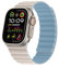 HITZEE Kompatibel mit Apple Watch Armband 49/46/45/44/42/41/40/38mm, Weiches Silikon Magnetische Armbänder Kompatibel für iWatch Ultra 2 Serie 10 9 8 7 SE 6 5 4 (42/44/45/46/49, Polarstern/Blau)