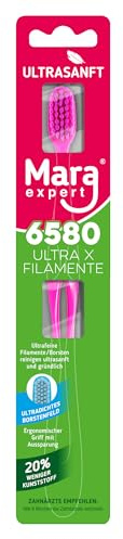 MARA EXPERT Zahnbürste Ultra 6580 Ultra Soft 6580 Mara Filamente Handzahnbürste für Erwachene (1)