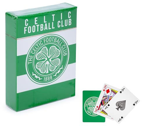 The Gift Scholars Officially Licensed Celtic Playing Cards - Standard 52 Card Deck Card Game for Celts of All Ages of Celtic FC Football SPL Club