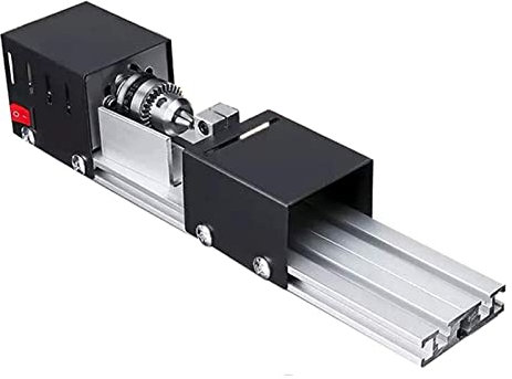 HPTHLY Mini tornio lucidatore Perline Hine, DC 100W Mini tornio hining per Tavolo Lavorazione del Legno Fai da Te Set di Utensili per tornio con Adattatore di Alimentazione