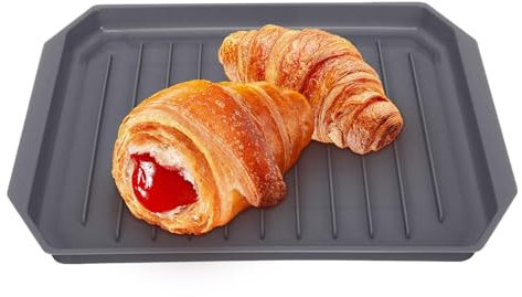Microwavable Bacon Grill - Bacon Tray for Cooking, Safe Microwave Pan | Easy-to-Clean Bacon Tray, Multipurpose Microwave Cooker, Bacon Cooking Plate for Rice, Meat, Home, Bakeries, Hotels