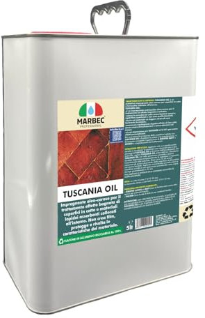 MARBEC TUSCANIA OIL 5LT Impregnante oleo-ceroso con Effetto Bagnato per Cotto