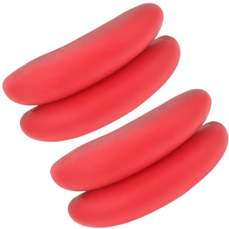 Toyvian 2sätze Lippen Requisiten Für Cosplay Und Partys Lustige Wurstmund-Mund-Maske Für Aprilscherz Und Karneval Exaggerierte Rote Lippen Für Kreative Streiche