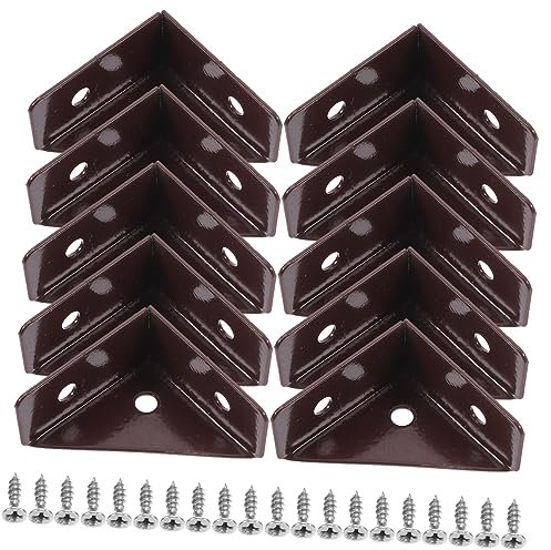 ABOOFAN 10 Stücke Kaltgewalzte Stahl Gerüst Ecke Halterung Stecker Und Unterstützt