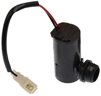 Limpiaparabrisas Motores Tanque Agua Limpieza Parabrisas Vehículos, Universal, 12V, 24V, Motor Bomba Lavado Parabrisas, Motor Chorro Agua, Accesorios para Automóviles(24V with Wire)