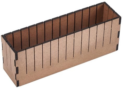 PLIGREAT 4 piastrelle 3D per mattoni in legno, con forma rettangolare, 36 x 45 mm/136 x 50 mm