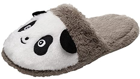 Sandali Zeppe Estate Dimensione 9 Inverno caldo casa pantofole Panda morbido antiscivolo pile peluche casa su scarpe interne scarpe stivali stivali stivali sopra il ginocchio nero per le donne