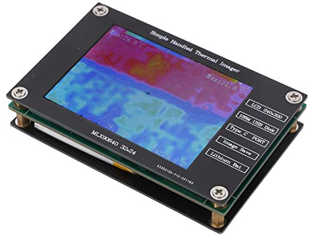 Sunydog Thermalbilder, Infrarotkamera Digitales Handheld Tragbar, 2,8 Zoll LCD-Bildschirm, 320x240 Auflösung, Lithiumbatterie, Ladung, 4-Stunden-Akkulaufzeit, 100 Bildspeicher,