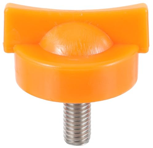 Veemoon Orange Juicer Replacement Screw Part, Plastic Peeler Tool Screw for Manual Juicer Machine, Home Supply Accessory for Citrus Squeezer, Orange Color