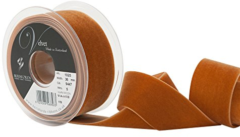 Berisfords Samtband, Samt, Kupfer, 10.2 x 3.6 x 10.2 cm, 5