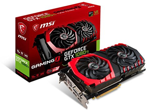 MSI GAMING GeFroce GTX 1080 Ti 11GB GDRR5X DirectX 12 352-bit VR Ready Graphics Card (GTX 1080 TI GAMING X 11G) (Certified Refurbished)