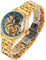 AOKULASIC Fashion Casual Trend Herren Edelstahl Band Automatische Mechanische Armbanduhr Legierung Mechanische Uhr, blau, Armband