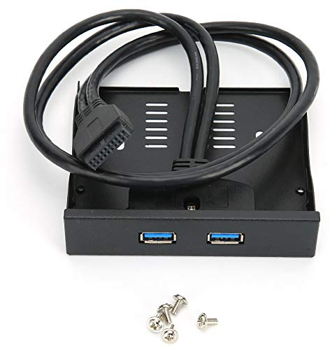 Panel Frontal USB 3.0 Bahía de Floppy de 3.5'' con 2 Interfaces USB 3.0 HUB (19 Pines)