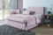 King Size Bed with Storage | Ottoman Bed King Size (5ft), Gas Lift Up Bed Frame, Upholstered Bed with Base and Headboard, Heavy Duty Mesh Frame (Spanish)(Pink)
