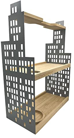 UNUS Etagere Cocktailbar grau