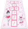 Kinderteppich JUNIOR 51828.802 Himmel und Hölle, Ballerina, für Kinder, Anti-Rutsch - rosa 120x170 cm