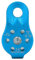 SUNGOOYUE 26KN Einzelrad-Hebeseil-Flaschenzug aus Aluminiumlegierung für 12-mm-Seilklettern (Blau)