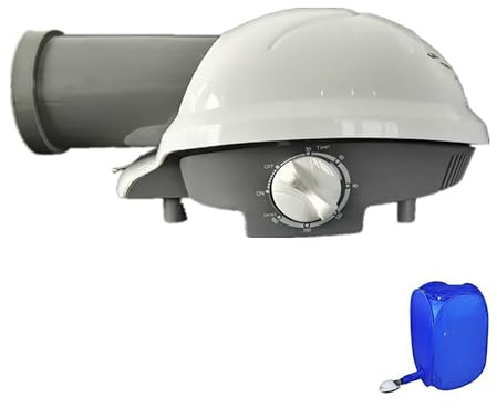 JOSBY Secadora de Ropa Cabezal de Aire Caliente, Secadora de Ropa eléctrica Accesorios para Mini Secadora, Temporización de 30 a 180 Minutos, Calentador de Secado de Ropa portátil