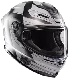 AGV K6 S Integralhelm Ultrasonic matt schwarz / grau XL