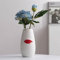 HRYHWASE Keramik-Vase mit roten Lippen für Heimdekoration, Keramik-Lippenvase, Blumenvase, Landdekoration, Blumenarrangement, Behälter, Esstisch, Gefäß