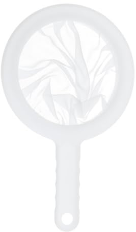 ZOKJSW 1 pcs Colador Cocina Malla de Nailon Fino Ultrafino Colador Fino Colador Tela Pequeño Tamiz con Mango con Barra de Agitación para Filtrar Aceites Café Té Jugo Vino Malla Filtrar Rápida