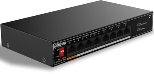 SWITCH IT DAHUA DH-SG1008LP 8-PORT UNMANAGED DESKTOP SWITCH WITH 4-PORT POE