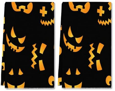 Geroclonup Paños de queso para Halloween, calabaza, toallas de cocina para casa de campo