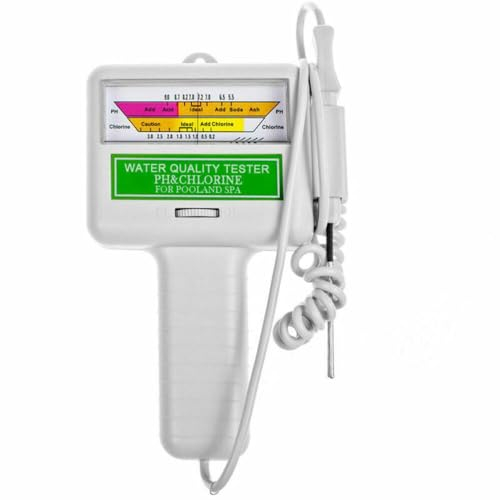 PH Chlor Messgerät Wassertester für Schwimmbad, Digital Wassertestgerät Chlormessgerät Wasserprüfgerät für Pool Aquarium Spa