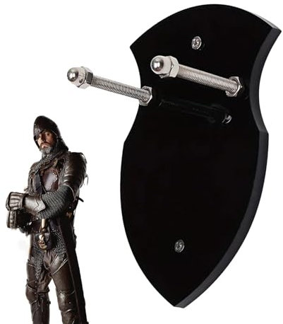Vertical Axe Mount - Axe Holder, Display Stand Collection Rack | Metal Rubber Clamp With Mounting Kit, Wall Mount Display Holder Rack for Axes Wall Mount Vertical Wall Display Hook