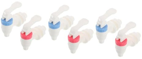 UKCOCO 6 Stk Wasserhahn für Wasserspender auslaufventil kunststoff wasserhahn ersatz kühler wasserhahn Zapfhahn für Getränkespender Hydrofoask Wasserhahnverriegelung wasserspender hähne