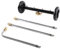 ECUTEE Unterbodenreiniger 2 in 1 Hochdruckreiniger Base with 4 nozzles, 16(40cm) Pressure Washer Wasserbesen für Unterboden Autowäsche mit 3 Verlängerungsstangen, 4000 PSI