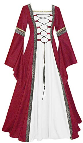 Vestito Medievale Donna Vestito Da Cerimonia Rinascimentale Principessa Abiti Medieval Vittoriano Con Corsetto Costume Medievale Carnevale Gotico Vestito Medievale Elegante Abito Medievale Curvy