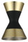 CHFYIJYHM Double Jigger en Acier Inoxydable, Jigger for Bar à Cocktail, for Une Distribution Efficace de Cocktails, Aspect Brillant, Nettoyage Facile(Gold Plated)