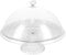 1 Ensemble Cloche à Gâteaux Transparent avec Plateau, Présentoir à Gâteau Multifonction, Porte Gateau sur Pied, Plat à Gâteau de 30 CM Hauteur 16,5 CM, pour Gâteau à la Crème Dessert Salade