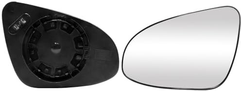 TTCR-II Ersatzspiegel Kompatibel mit Toyota Yaris Spiegelglas 2012-2018, Verbessertes Design Yaris Spiegelglas Beheizbar, Fahrerseite Ersatz Spiegelglas Toyota Yaris Außenspiegel Glas-(Links)