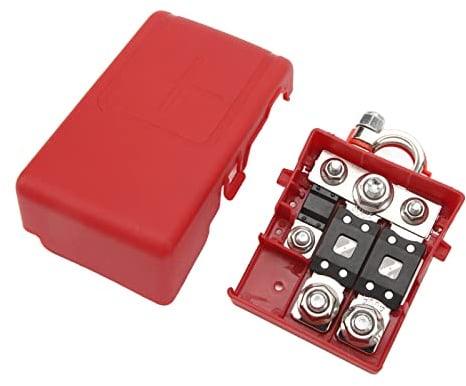 Battery Terminal, Terminale a Connessione Rapida con 3 Fusibili per Auto, e Sistemi a Doppia Batteria