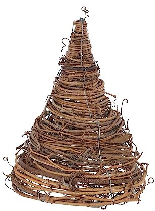 Housoutil 1stk Lampenschirm Fischspieße Dekoration Kleine Fischdekoration Rote Lichterketten Teichverzierungen Korblampe Weihnachten Reflektoren Ornament Moderne Lampe Brown Rattan