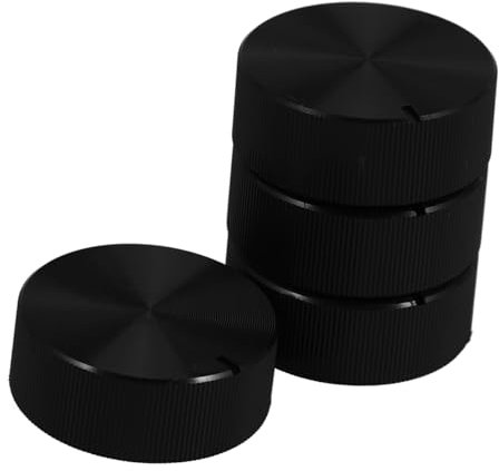 Homoyoyo 4pcs Timer Knob D Shaft Knob Ring Controller Air Fryer Replacement Parts Removable Pan Cookware Switch Knobs Dryer Oven Replacement Knob Cooker Accessory Handle Rotary Black Abs