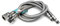 Xcel Home Pair of M10 x 15mm Compression Flexible Tap Connector 500mm Length | Stainless Steel Braided Monobloc Mixer Tails | WRAS Approved | Ideal for Kitchen & Bathroom Taps (1 Pack)
