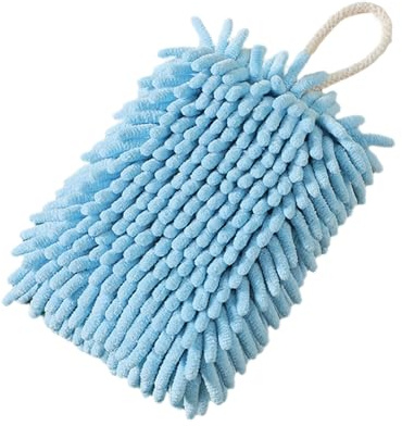Mikrofaser Handtuch - Plüsch Kleine Handtücher | Schnelltrocknend Super Saugfähig Chenille Handreiniger mit Aufhängeschlaufe | Ultra-saugfähig Weich für Hotel Badezimmer Küche