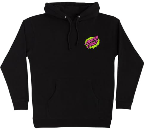 Santa Cruz Slime Scream Hoodie, Schwarz, Schwarz , XL